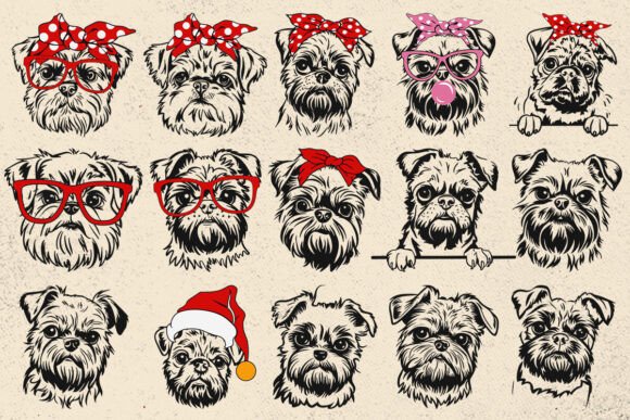 Brussels Griffon Dog SVG Bundle: Embroidery Review