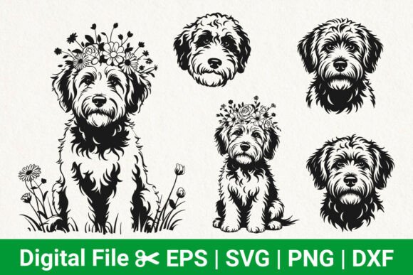 Cute Fluffy Dog SVG: Flower Crown Dog Review