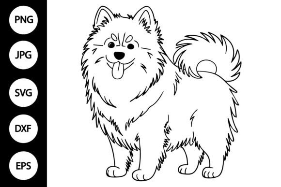 Cute Samoyed Dog SVG: A Designer's Take for Embroidery Projects
