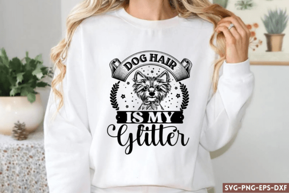 Dog Hair is My Glitter SVG – A Designer’s Take for Embroidery Projects