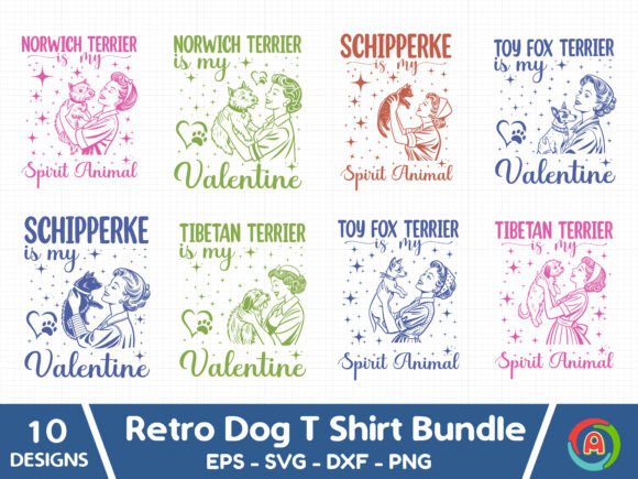 Dog SVG Bundle & Retro Dog T-Shirt Bundle Review