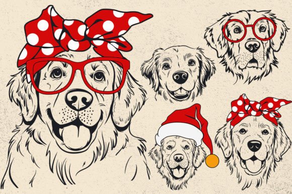 Golden Retriever SVG, Labrador Dog Svg