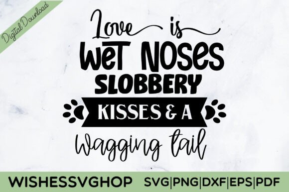 Kisses Dog SVG PNG Review