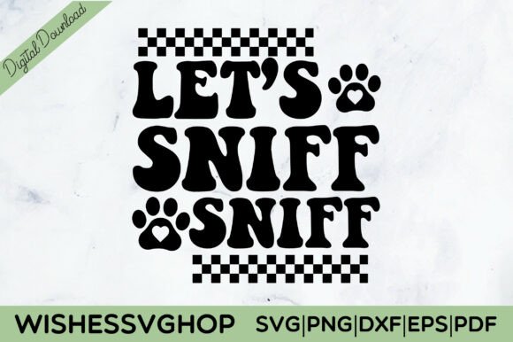 Let's Sniff, Dog SVG PNG