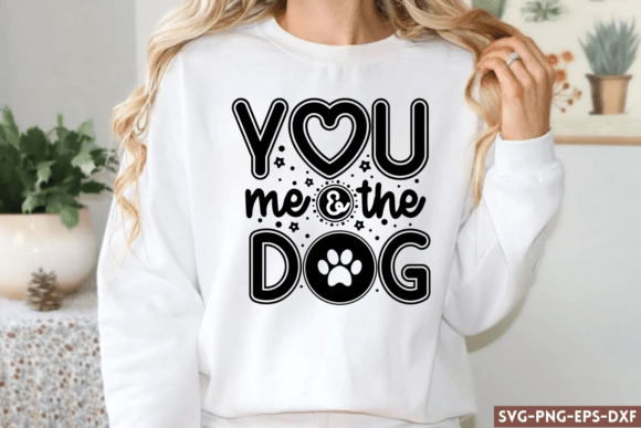 You Me and the Dog SVG